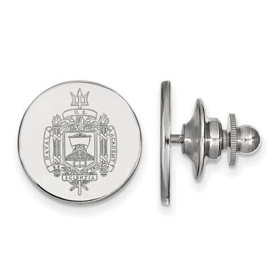 Navy Crest Lapel Pin 14k White Gold 4W037USN, MPN: 4W037USN, 886774847016