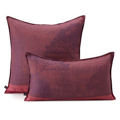 Le Jacquard Francais Cushioncover Symphoni Baroq Maroon 100% Linen 26994, MPN: 26994, 3660269269944