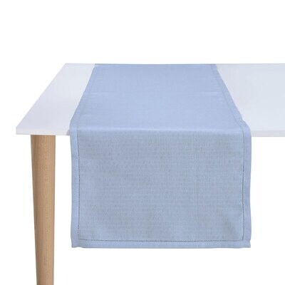 Le Jacquard Francais Portofino Geo Blue Runner 20 x 59 Inch 27375, MPN: 27375, 3660269273750