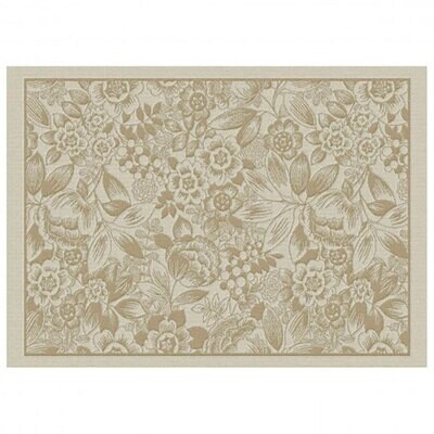 Le Jacquard Francais Placemat Osmose Floral Cork 100% Coated Coton 26637 Set of 4, MPN: 26637, 3660…