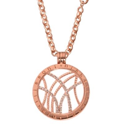 Nikki Lissoni 33mm Coin Inside 35mm Pendant On 45cm Length Chain with Deluxe Gift Box Bag &amp; Pouch S…