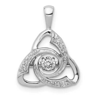 Vibrant Diamond Celtic Pendant 14k White Gold PM5152-020-WA, MPN: PM5152-020-WA, 883957306360