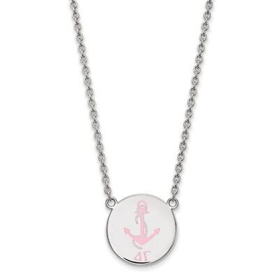 Delta Gamma Small Enameled Pendant with 18 Inch Chain Sterling Silver SS045DG-18, MPN: SS045DG-18, …