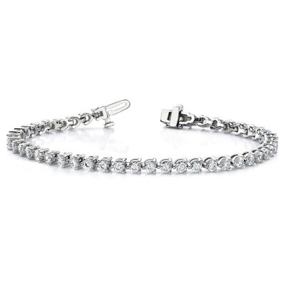 Diamond tennis bracelet 14k White Gold X2843WAA, MPN: X2843WAA, 883957049502
