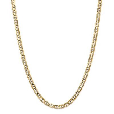 5.25mm Concave Anchor Chain 26 Inch 14k Gold CCA140-26, MPN: CCA140-26, 191101083488