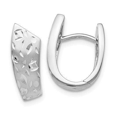 Leslie&#39;s Radiant Essence Diamond-cut Earrings Sterling Silver HB-QLE1022, MPN: QLE1022, 191101607325