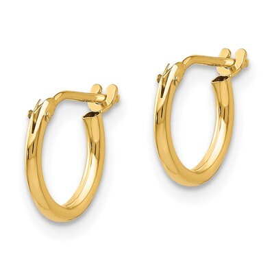 1.25mm Half Hoop Earrings - 14k Gold SE232 by Madi K, MPN: SE232, 883957576183