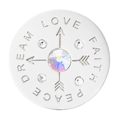 Nikki Lissoni Show Me The Way Silver-Plated 33mm Coin C1604SM, MPN: C1604SM, 8719075300565