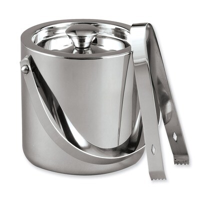 Stainless Steel 1.5 Quart Ice Bucket with Tongs GM6853, MPN: GM6853, 15227725872