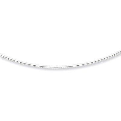 16 Inch 1.6mm 2in extender Neckwire Chain Sterling Silver QG2663-16, MPN: QG2663-16, 191101275920