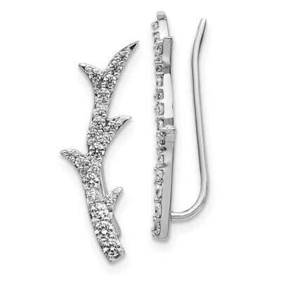 Earrings 14k White Gold Diamond EM4159-050-WA, MPN: EM4159-050-WA, 883957261140