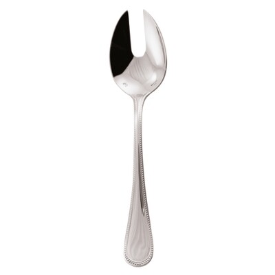 Sambonet perles serving fork 8 3/4 inch - silverplated on 18/10 stainless steel, MPN: 52702-45, 790…