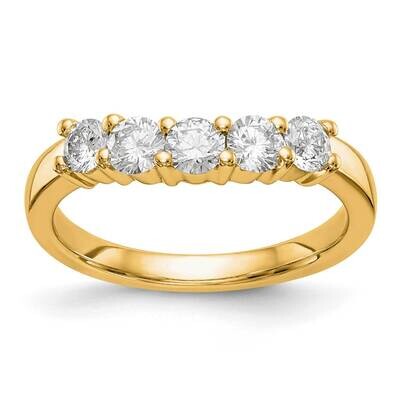 5-Stone Diamond Band 14k Yellow Gold RM3291B-080-YAA, MPN: RM3291B-080-YAA,
