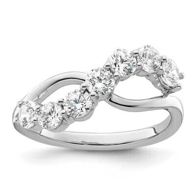 Si1/Si2, G H I, Band 14k White Gold Lab Grown Diamond RM8794-100-7WLG, MPN: RM8794-100-7WLG, 883957…