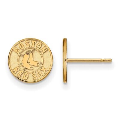 Boston Red Sox x-Small Post Earring 14k Yellow Gold 4Y008RSO, MPN: 4Y008RSO, 886774867519