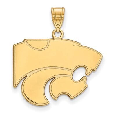 Kansas State University Large Pendant Gold-plated Silver GP004KSU, MPN: GP004KSU, 886774898384