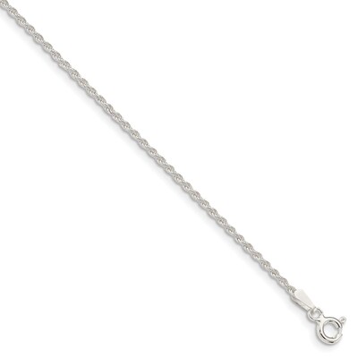 30 Inch 1.5mm Solid Rope Chain Sterling Silver QDR030-30, MPN: QDR030-30, 886774101897