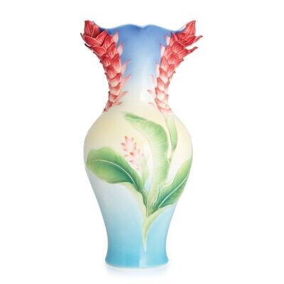 Franz Porcelain Red Ginger Large Vase FZ02858, MPN: FZ02858,