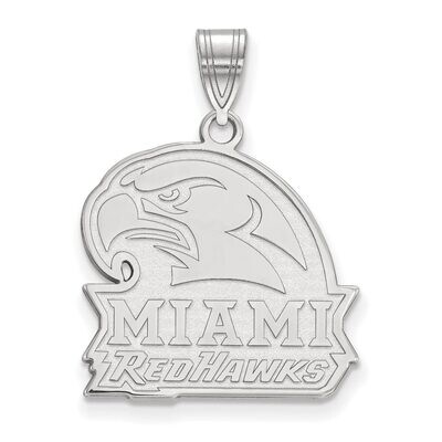 Miami University Large Pendant Sterling Silver SS022MU, MPN: SS022MU, 886774689999