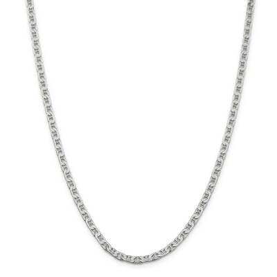3.75mm Flat Anchor Chain 28 Inch Sterling Silver QAN100-28, MPN: QAN100-28,