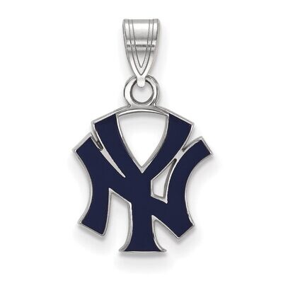 New York Yankees Small Enamel Pendant Sterling Silver SS053YAN, MPN: SS053YAN, 886774631325