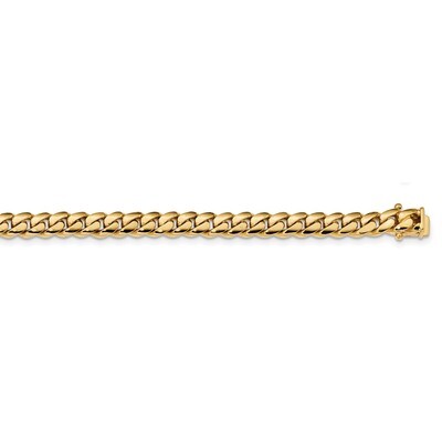 22 Inch 7.00mm Hand-polished Miami Cuban Chain 14k Gold LK586-22, MPN: LK586-22, 883957217789