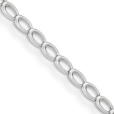 7.5 Inch Polished Open Link Bracelet 14k white Gold FB1414-7.5, MPN: FB1414-7.5, 886774366098