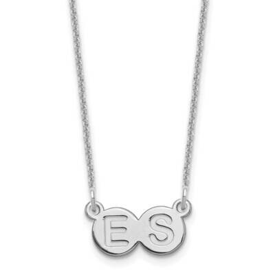 2 Letter Bubble Necklace 10k White Gold 10XNA1324W, MPN: 10XNA1324W,