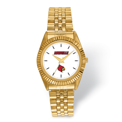 University of Louisville Pro Gold-tone Mens Watch UL166, MPN: UL166, 634401029195