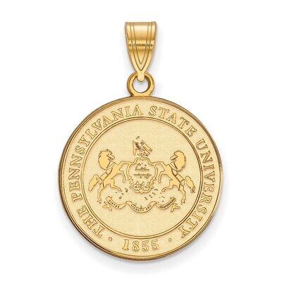 Penn State University Large Crest Pendant Gold-plated Silver GP043PSU, MPN: GP043PSU, 886774942858
