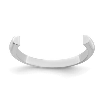 Die Struck Half Shank 14k White Gold WGSH121, MPN: WGSH121,