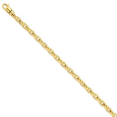 4.6mm Polished Fancy Link Bracelet 8 Inch 14k Gold LK436-8, MPN: LK436-8, 883957396330