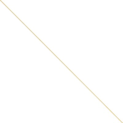 0.75mm Solid Polished Cable Chain 16 Inch 14k Gold PEN135-16, MPN: PEN135-16, 883957135168