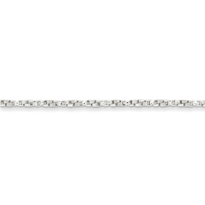 20 Inch 2.25mm Twisted Box Chain Sterling Silver QPE28-20, MPN: QPE28-20, 883957980638