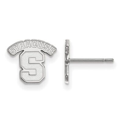 Syracuse University x-Small Post Earring 10k White Gold 1W007SYU, MPN: 1W007SYU, 886774775678