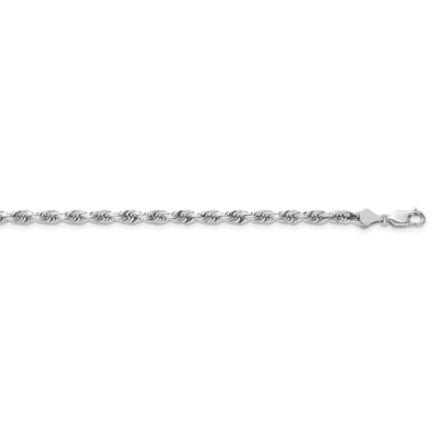 22 Inch 5.0mm Diamond-cut Quadruple Rope Chain 14k White Gold WQT040-22, MPN: WQT040-22, 8839578381…