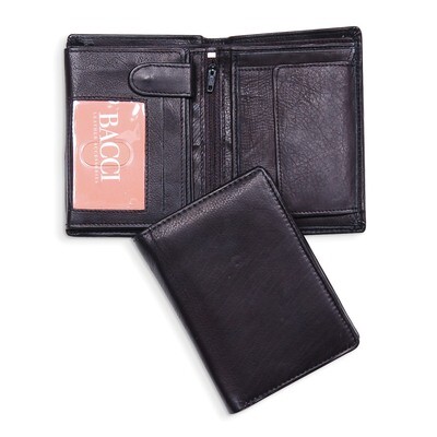Black Top Grain Cowhide Euro Fold Hipster Wallet GM12794, MPN: GM12794, 892925155770