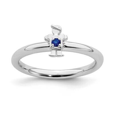 Cr. Sapp Boy Ring Sterling Silver Rhodium-plated QSK1919, MPN: QSK1919, 191101720000