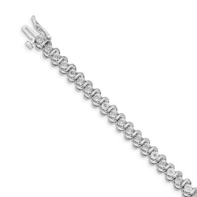 Bracelet 14k White Gold Diamond BM4644-025-WA, MPN: BM4644-025-WA, 191101333033