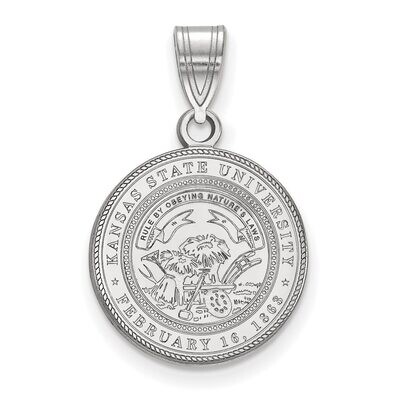 Kansas State University Medium Crest Pendant Sterling Silver SS060KSU, MPN: SS060KSU, 886774687407