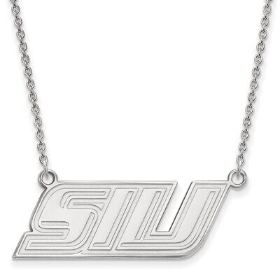 Southern Illinois University Small Pendant with Necklace Sterling Silver SS009SIU-18, MPN: SS009SIU…