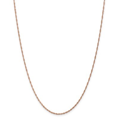 Leslie&#39;s 1 mm Singapore Chain 24 Inch 14k Rose Gold  HB-7164-24, MPN: 7164-24, 191101556524