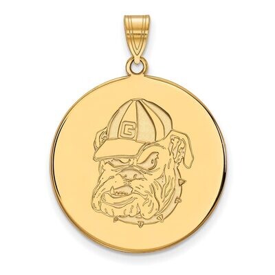 University of Georgia x-Large Disc Pendant 14k Yellow Gold 4Y080UGA, MPN: 4Y080UGA, 886774888606