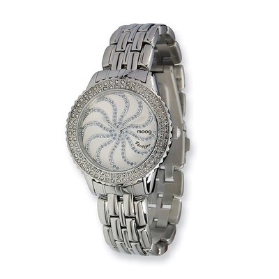 Moog Vertigo White Dial Stainless Steel Watch - Fashionista, MPN: XWA4145,
