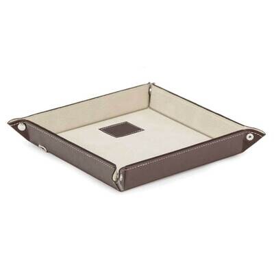 Brown Leather Valet Tray with Wireless Charger GM21277, MPN: GM21277, 797140547020