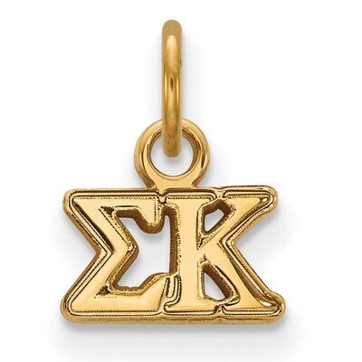 Sigma Kappa Extra Small Pendant Gold-plated Silver GP001SKP, MPN: GP001SKP, 886774890791
