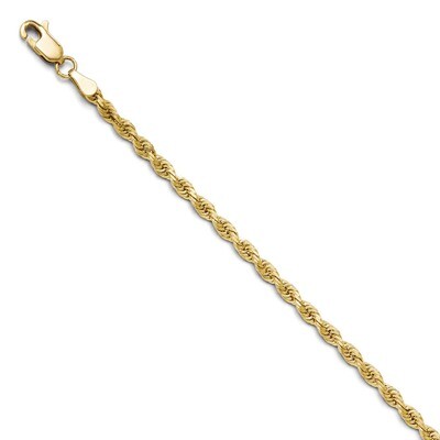 Leslie&#39;s 2.75mm Diamond Cut Rope Chain 8 Inch - 10k Gold HB-8004-8, MPN: 8004-8, 886774546544