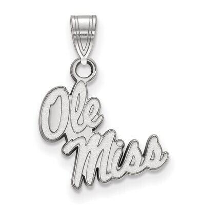 University of Missisippi Small Pendant Sterling Silver SS044UMS, MPN: SS044UMS, 886774711829