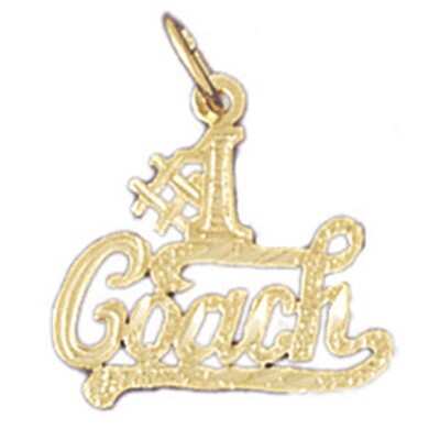 Dazzlers Jewelry #1 Coach Pendant Necklace Charm Bracelet in Yellow, White or Rose Gold 10755, MPN:…