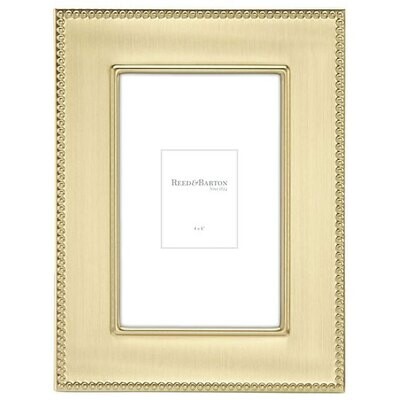 Reed and Barton Lyndon Gold Picture Frame 4 x 6 Inch 866721, MPN: 866721, 735092254351